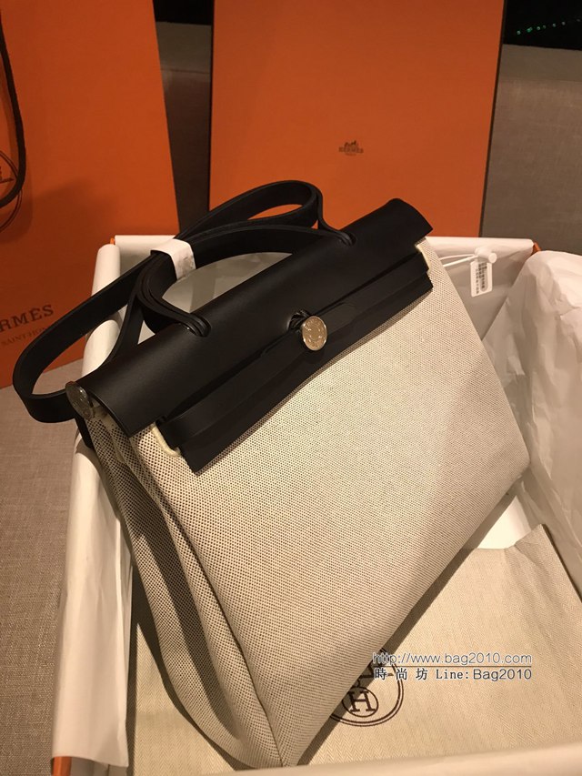 Hermes包包 愛馬仕升級版Herbag 手提肩背斜挎包 男女同款  tdh2044